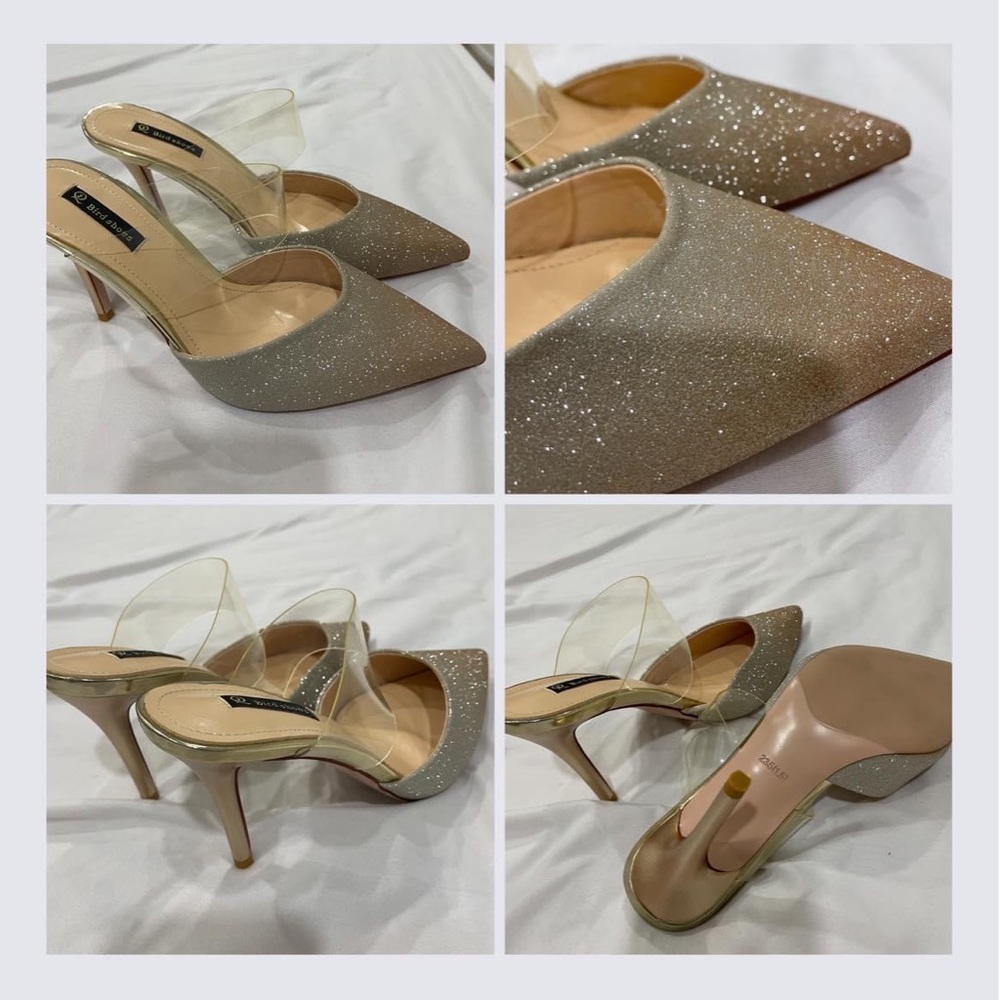 Ombre blink heels $10
Size 37 about 5.5-6.0 US